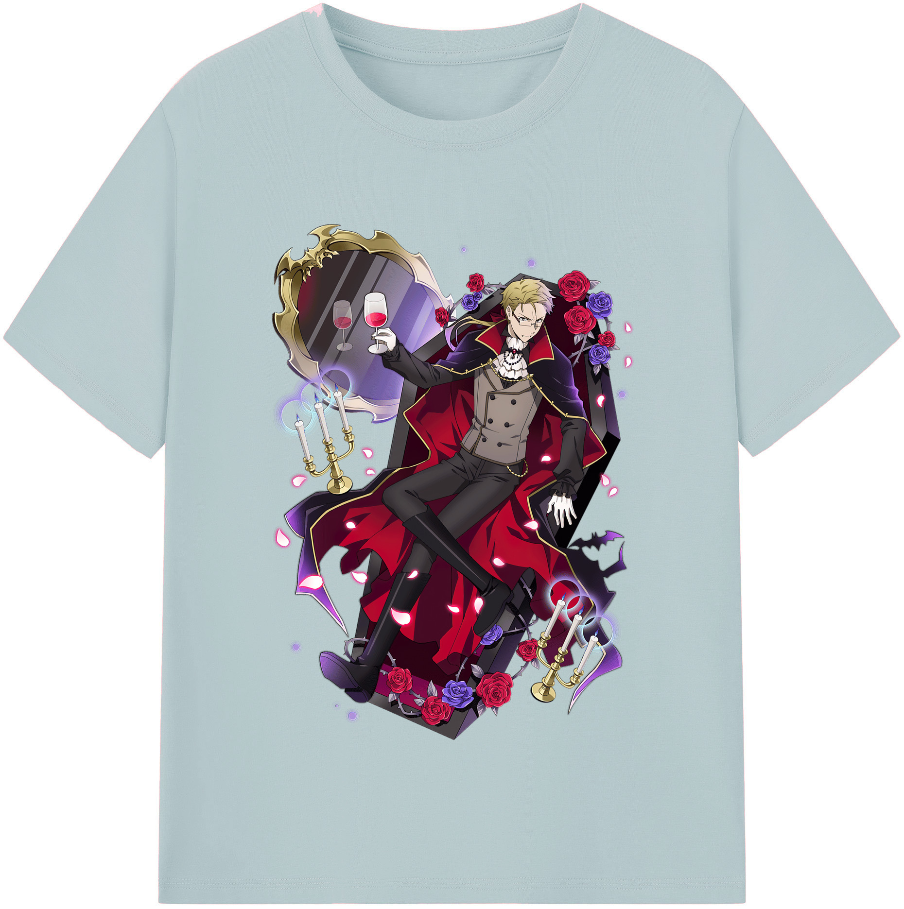 （画像用） 文豪ストレイドッグス Bungo Stray Dogs 綿100％半袖Tシャツ（フロントプリント）